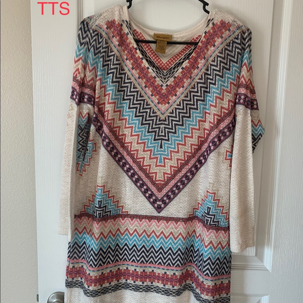 Knitted Western/Aztec Dress